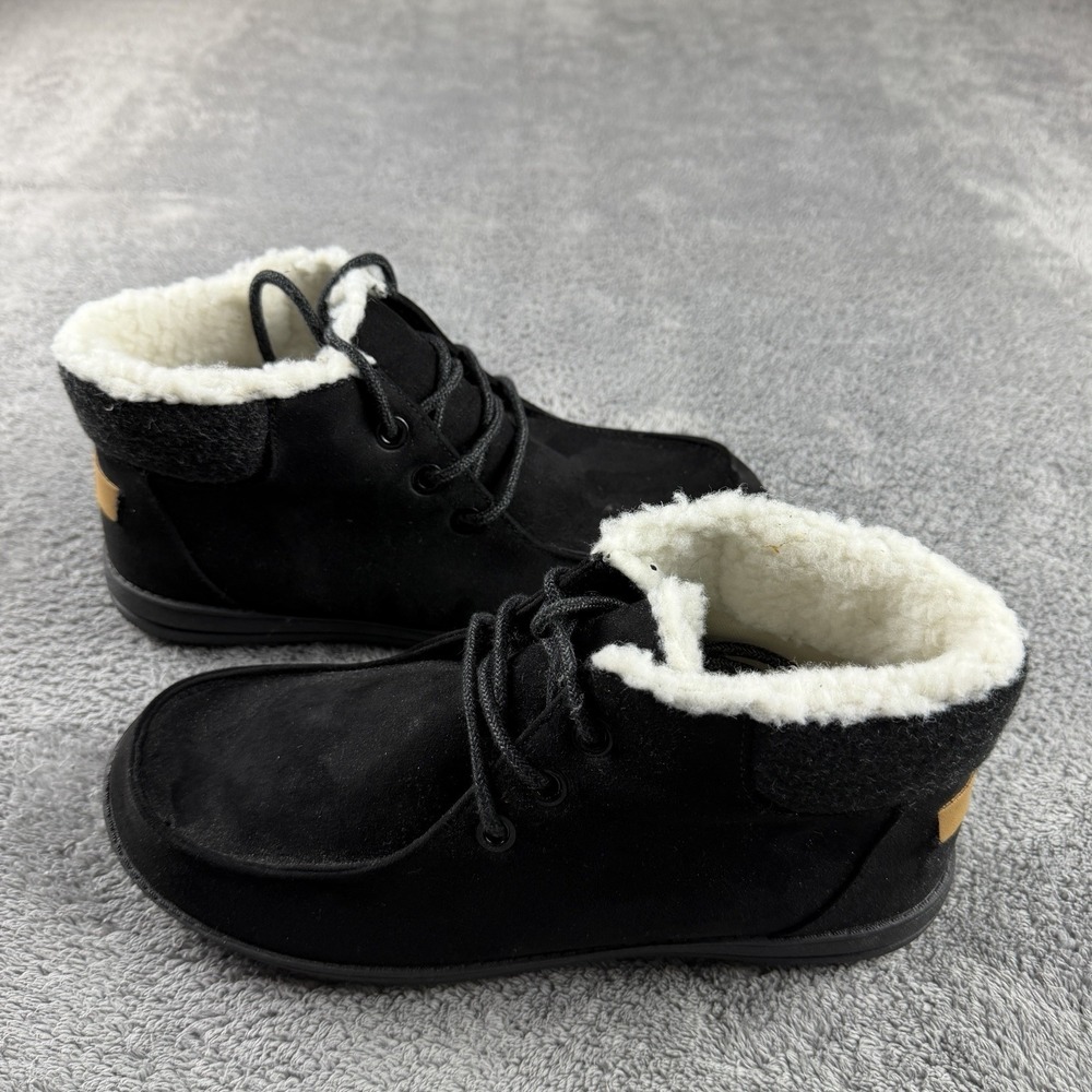 SO Black Suede Sherpa Lined Boots Womens Size 10 Med